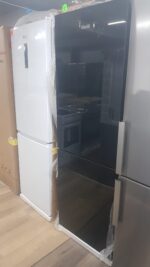 Fitteli koelkast zwart glazendeuren no frost