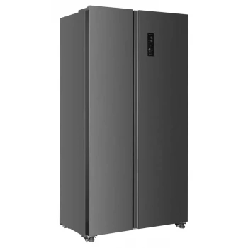 NIEUW!! Fitelli Amerikaanse koelkast Zilver grijs 90cm breed