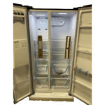 NIEUW!! Fitelli Amerikaanse koelkast zwart 90 cm breed met ijs en waterdispenser - Afbeelding 3