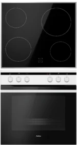 Amica Inbouw elektrisch fornuis set  EHC 12709W met restwarmte-indicator (set)