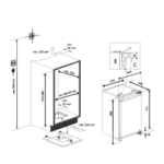  beko inbouw tafel model S54121B BEKO Inbouw koelkast t/m 88 cm met vriesvak OUTLET - Afbeelding 2