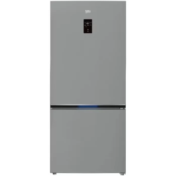 RCNE720E3VZXPN BEKO koel/vries combinatie Koel/vries vrijstaand, 192cm, 615L (430+185), NoFrost, 41dB, Tiptoets., LED, Energie F