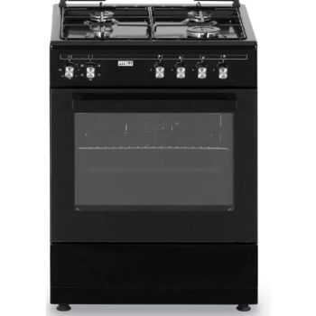 Fitelli FG6001ZW, Zwart Gasfornuis 60CM