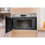 Indesit inbouw magnetron: kleur roestvrij staal - IMBN3 R3 IX - Afbeelding 2