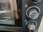 Mini Oven van 48 Liter  en ingebouwde Timer - Binnenverlichting - Elektrisch - Deuren van Dubbelglas - 100-230° - 2000W - 5 Soorten Verwarming - Mini Oven met Roterend Spit - Pizza Oven - Zwart - Afbeelding 4