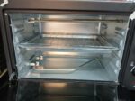 Mini Oven van 48 Liter  en ingebouwde Timer - Binnenverlichting - Elektrisch - Deuren van Dubbelglas - 100-230° - 2000W - 5 Soorten Verwarming - Mini Oven met Roterend Spit - Pizza Oven - Zwart - Afbeelding 6