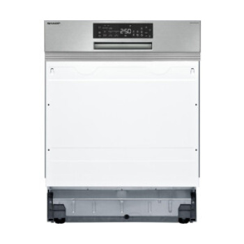 SHARP QW-NA25S44BI-DE Semi inbouw vaatwasser half geïntegreerd