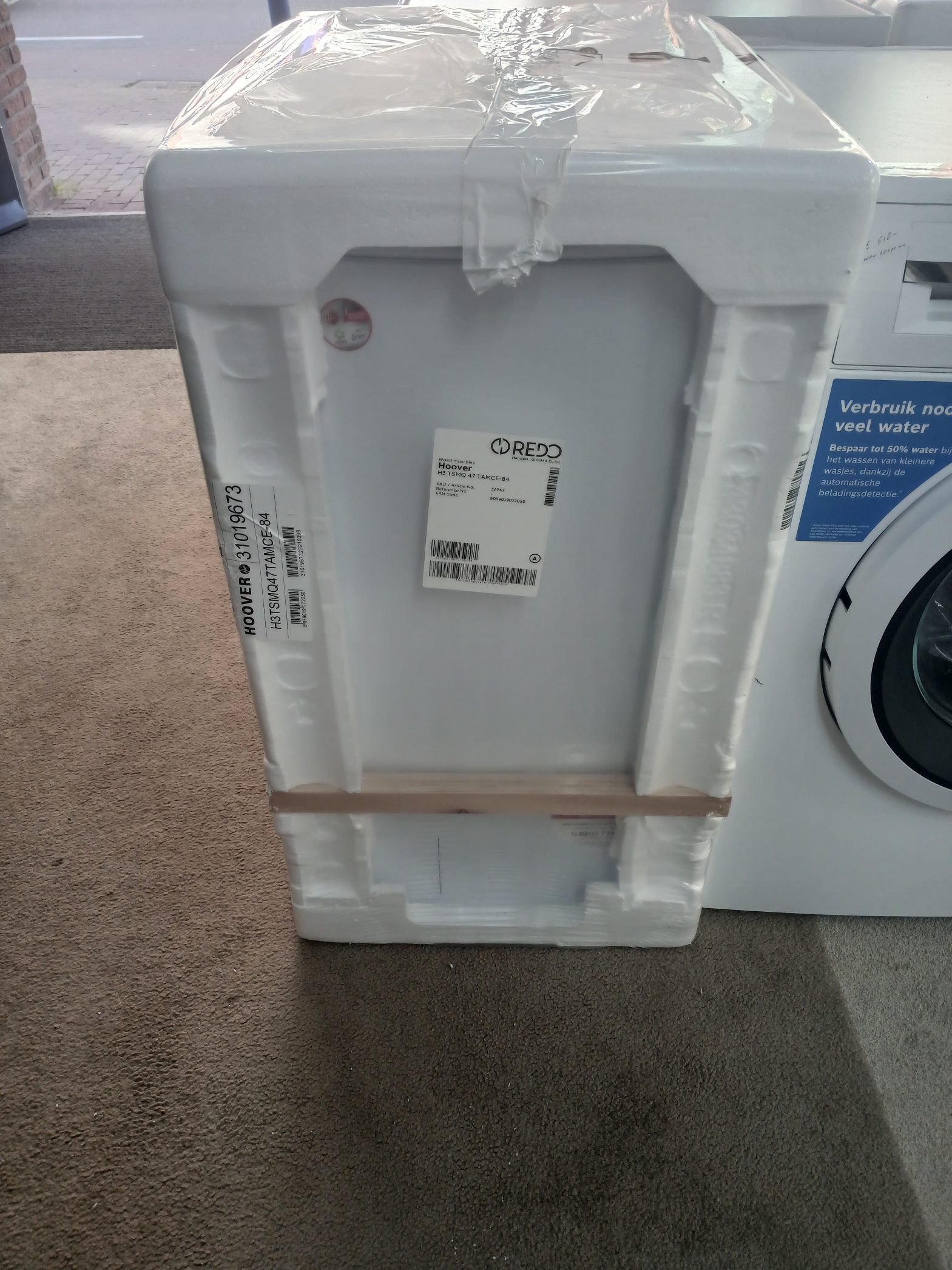 20250310_150423 Hoover H-WASH 300 H3TFMQ47TAMCE-84 Wasmachine bovenlader / 7 kg / 1400 rpm - Afbeelding 1