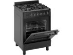 Wiggo WO-E639R(BB) Zwart – Serie 39 gasfornuis 60 cm - Afbeelding 3