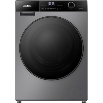 Everglades EVWM91412AG Zuinige Wasmachine - 9KG - A Klasse - Stoomfuncties/Allergie Gratis bezorgen+ - Koolborstelloze Motor - Zeer Stil 72dB - Titanium Grijs - 5 Jaar Garantie