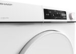 Sharp KD-NHA7S7PW21-DE warmtepomp droger voorlader A++ , 7 kg, 15 programma's, 30 minuten kort programma, zachte trommel, LED interieurverlichting, kinderslot, wit - Afbeelding 4