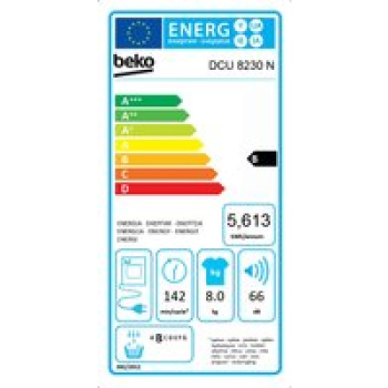 Beko DCU 8230N Condensdroger - Afbeelding 5
