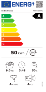 Wasmachine LG F4WV709AT1 - Afbeelding 5