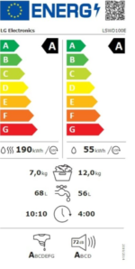 LG LSWD100E SIGNATURE wasdroogcombinatie 12/7 kg - Afbeelding 5