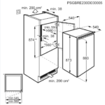 AEG nab6l88es Inbouw vriezer LowFrost 88 cm - Afbeelding 4