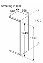 Siemens iQ500 Inbouw koelkast 177.2 x 55.8 cm Vlakscharnier met softClose - Afbeelding 4