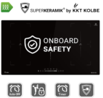 KKT KOLBE Inductie kookplaat 90 cm | 9,8 kW | 5 Kookzones | 9 vermogensniveaus | Touch Slider | IH89005FZ - Afbeelding 2